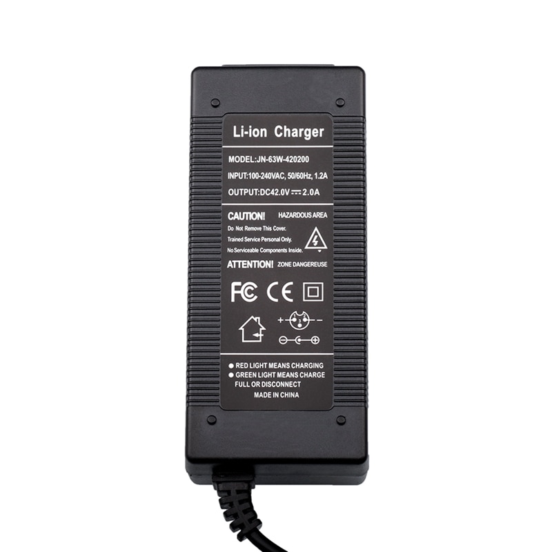 Universele Batterij Oplader 42V 2A - 100-240 V AC Voeding - Afbeelding 3