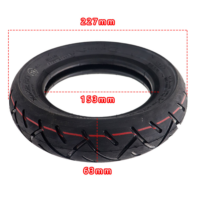 CST Buitenband 10 x 2,5" - Afbeelding 4