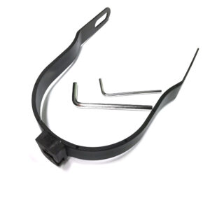 Achterspatbord stang Zwart