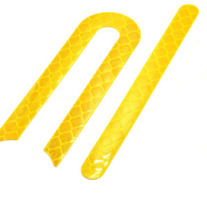 Reflecterende stickers Geel