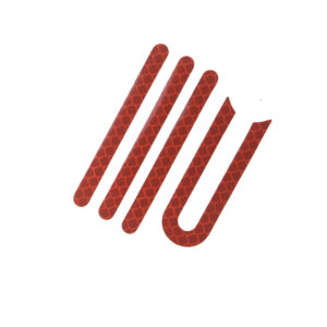 Reflecterende stickers Rood